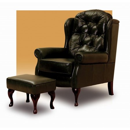 Celebrity - Woburn Leather Fireside Chair