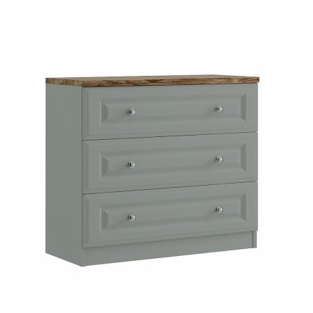 Maysons - Naples 3 Drawer Chest Oak Top