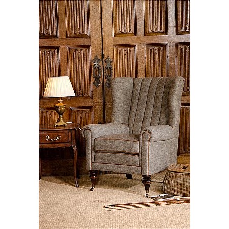 Harris Tweed - Dunmore Wing Chair