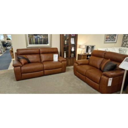 Newtrend - Grayson 3 seater and 2 seater Leather sofas
