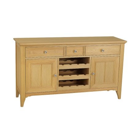 Stag - New England Sideboard with Wine Rack