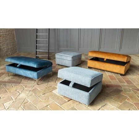 Alstons Upholstery - Cosy Collection Footstools Ottomans