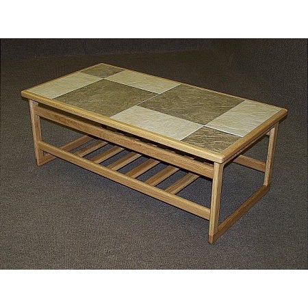 Anbercraft - Sand White Large Coffee Table