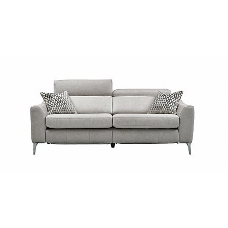 Ashwood Furniture - Malibu 3 Seater Leather Recliner Sofa