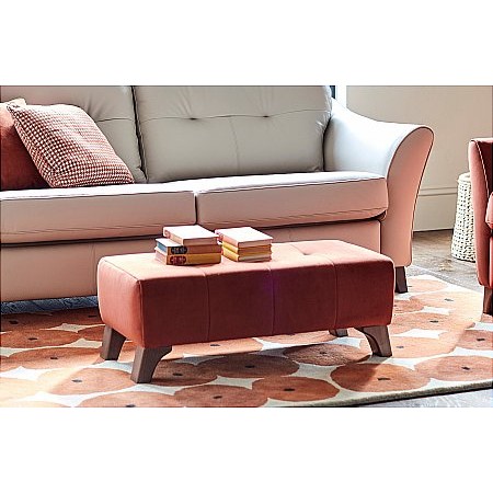 G Plan Upholstery - Hatton Leather Footstool