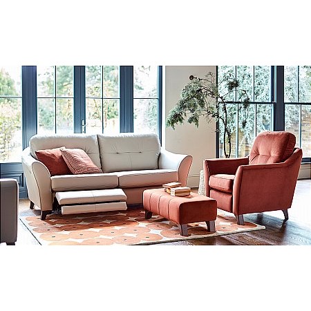 G Plan Upholstery - Hatton 3 Seater Leather Recliner Sofa