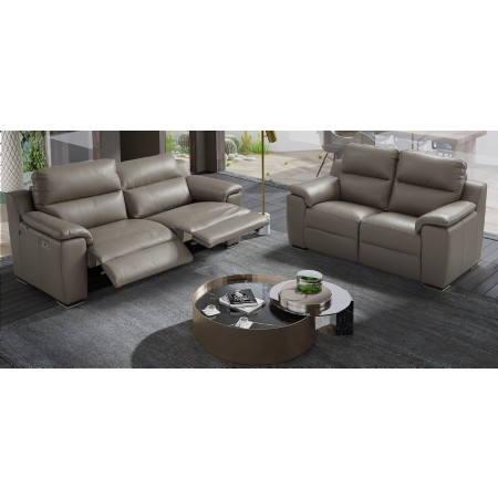 New Trend Concepts - Garbo 3 Seater Leather Recliner Sofa