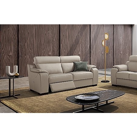 New Trend Concepts - Elide 3 Seater Reclining Leather Sofa