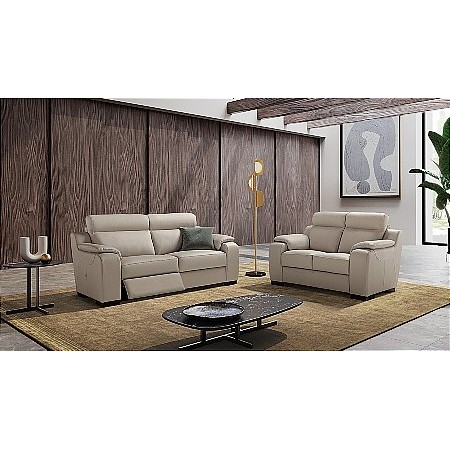 New Trend Concepts - Elide Large 3 Seater Reclining Leather Sofa